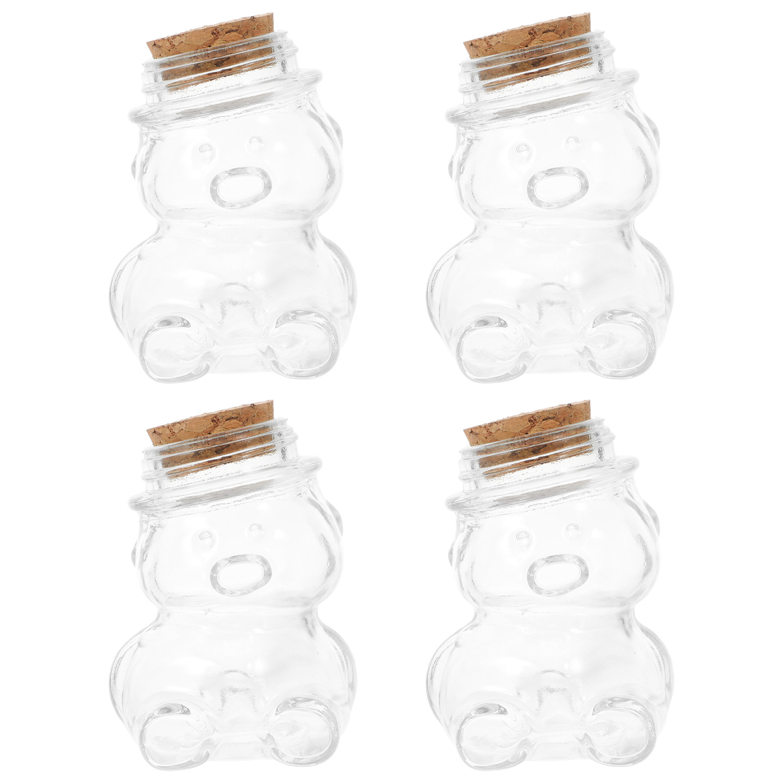 Conjunto de 4 potes de vidro t - Coffee Tea Sugar avaliação e preço