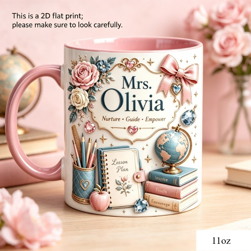 Caneca de cerâmica com tema de - Coffee Tea Name avaliação e preço